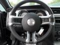 Charcoal Black 2012 Ford Mustang GT Premium Coupe Steering Wheel