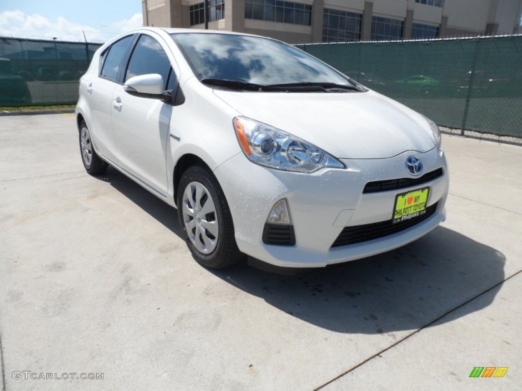 2012 Prius c Hybrid Three - Moonglow / Light Blue Gray/Black photo #1