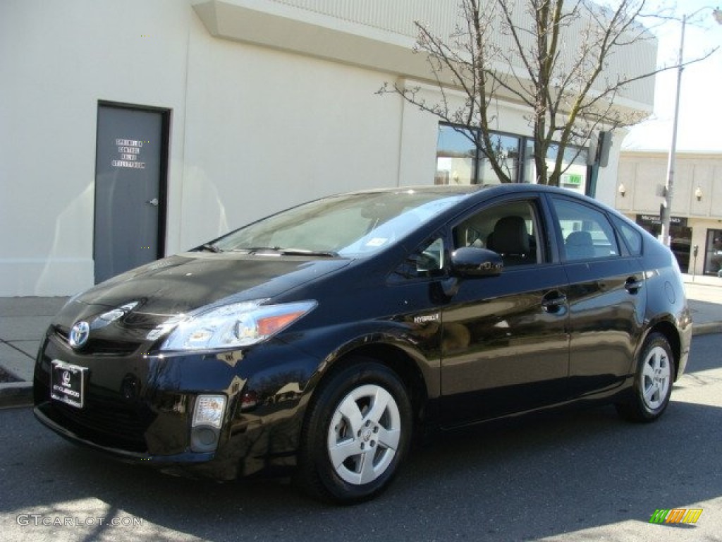 2010 Prius Hybrid IV - Black / Dark Gray photo #1