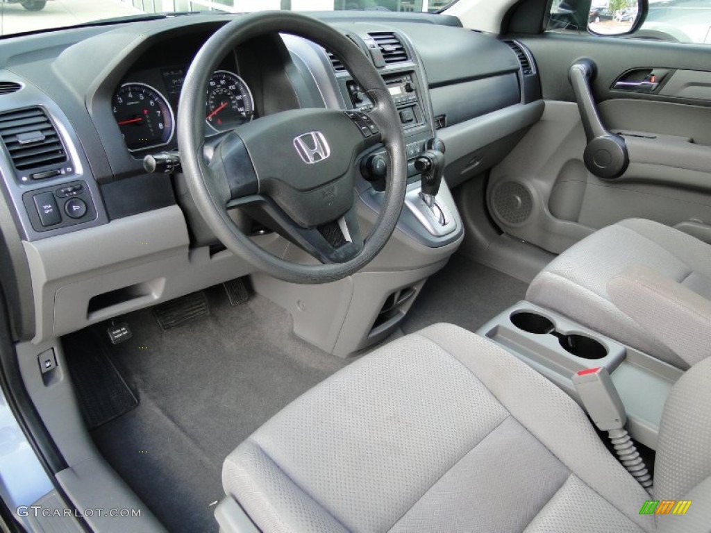 2009 CR-V LX - Glacier Blue Metallic / Gray photo #11