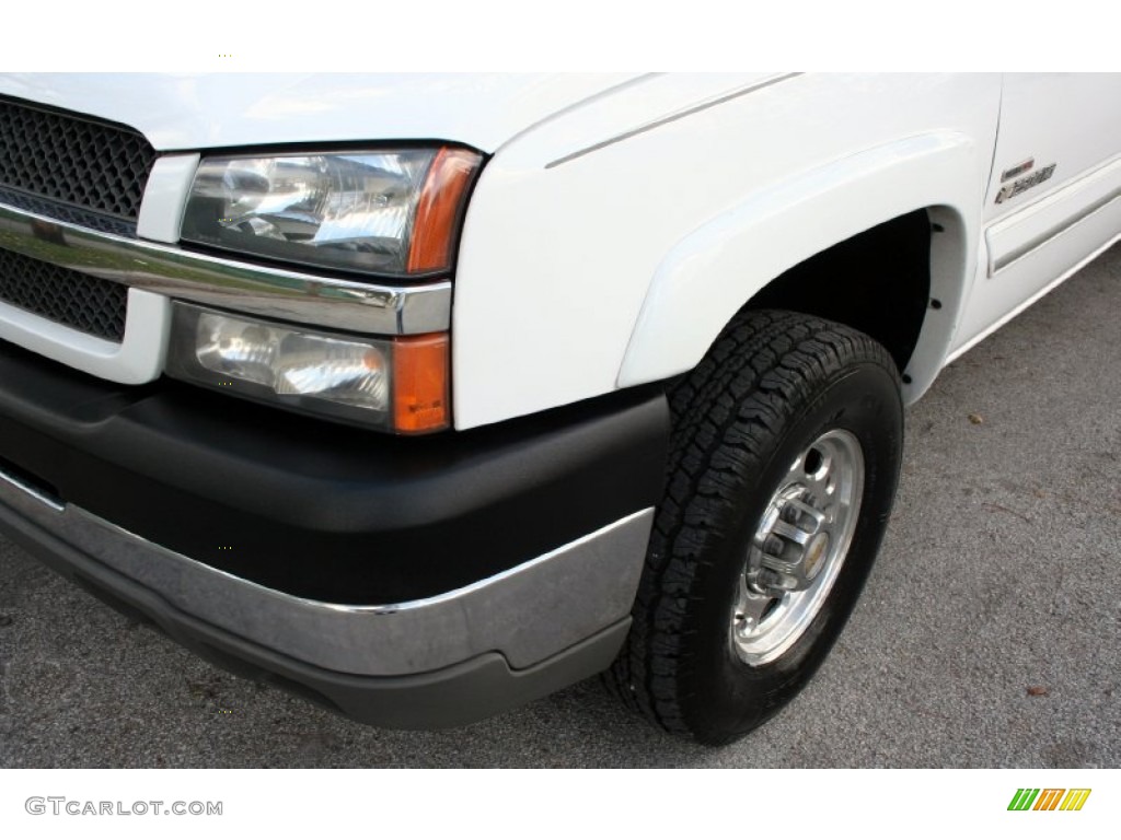 2003 Silverado 2500HD LS Crew Cab 4x4 - Summit White / Dark Charcoal photo #18