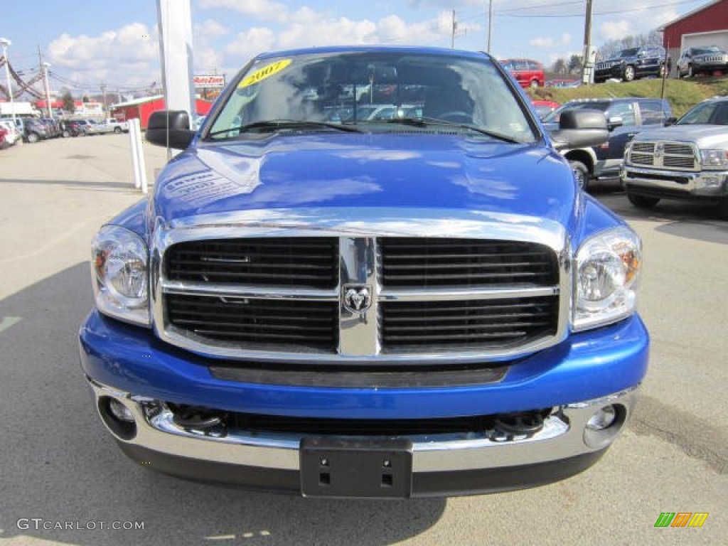 2007 Ram 2500 SLT Mega Cab 4x4 - Electric Blue Pearl / Medium Slate Gray photo #8