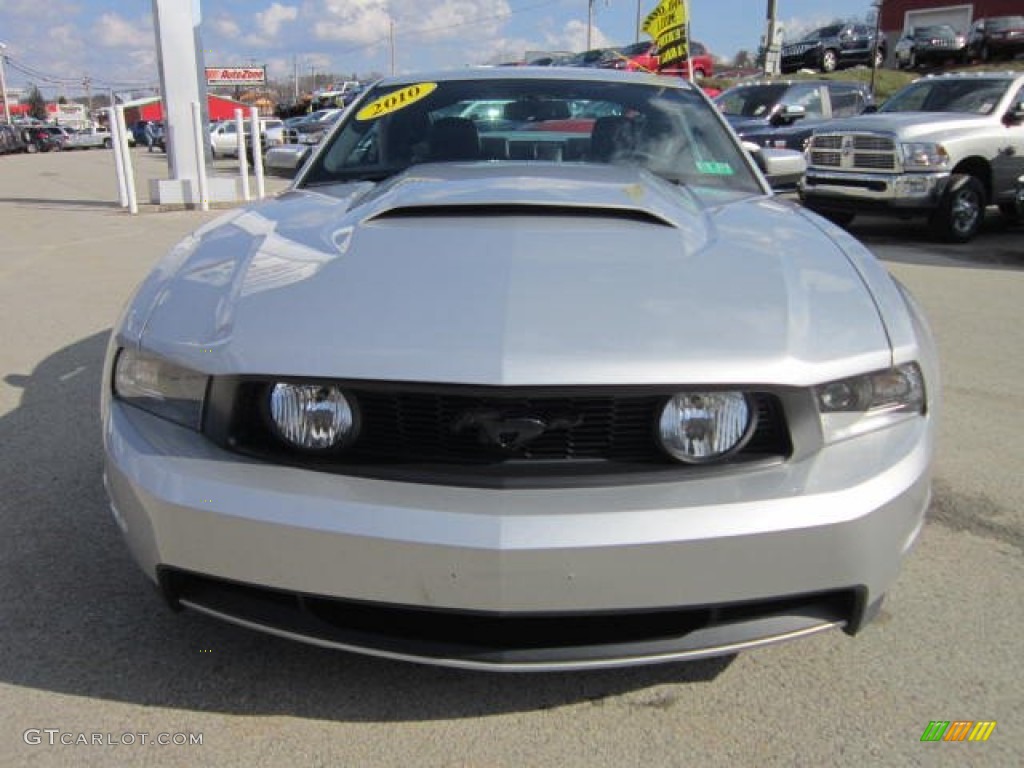 Brilliant Silver Metallic 2010 Ford Mustang GT Premium Coupe Exterior Photo #62372826