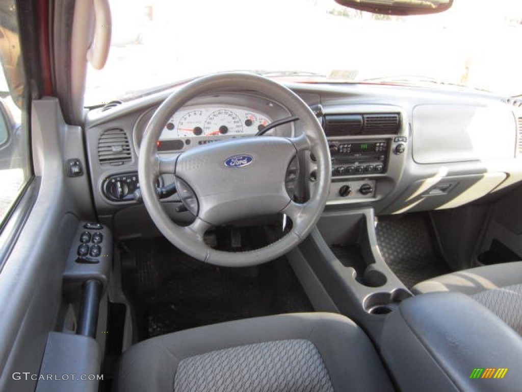 2004 Explorer Sport Trac XLT 4x4 - Red Fire Metallic / Medium Dark Flint/Dark Flint photo #14