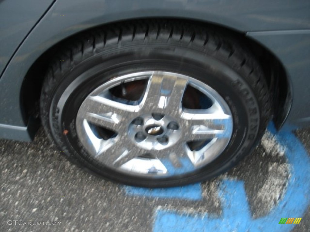 2007 Malibu LT Sedan - Dark Gray Metallic / Titanium Gray photo #12