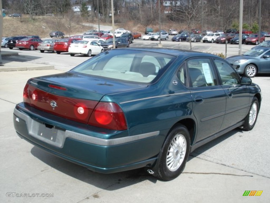 2001 Impala  - Dark Jade Green Metallic / Neutral photo #8