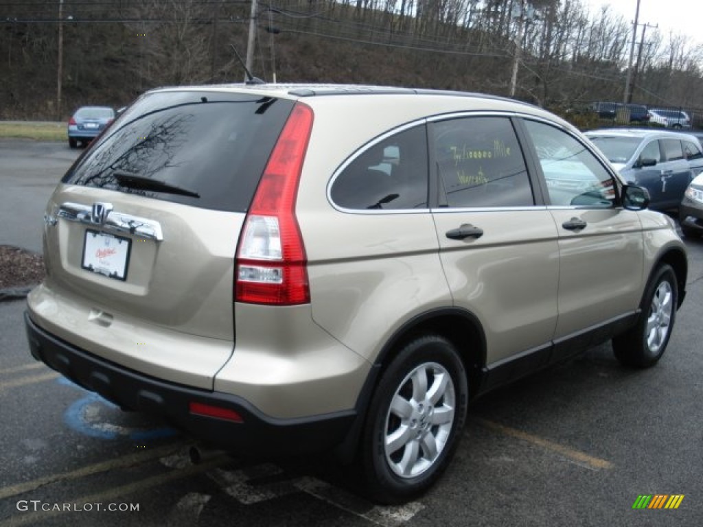 2009 CR-V EX 4WD - Borrego Beige Metallic / Ivory photo #5