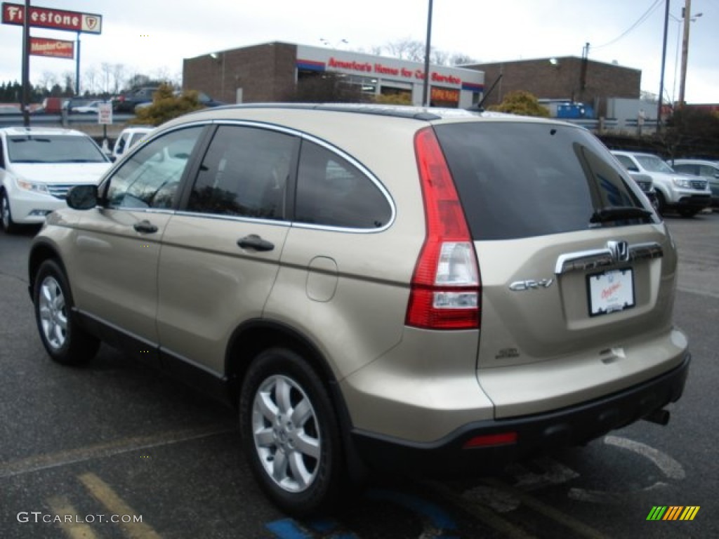 2009 CR-V EX 4WD - Borrego Beige Metallic / Ivory photo #7