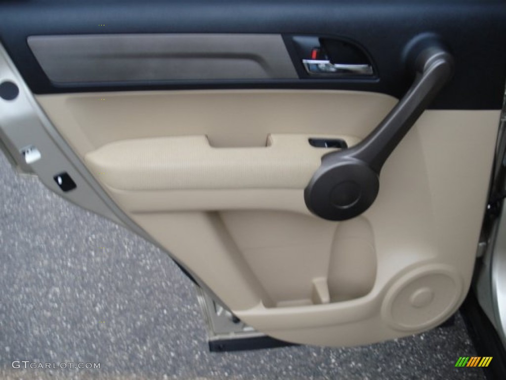 2009 CR-V EX 4WD - Borrego Beige Metallic / Ivory photo #14