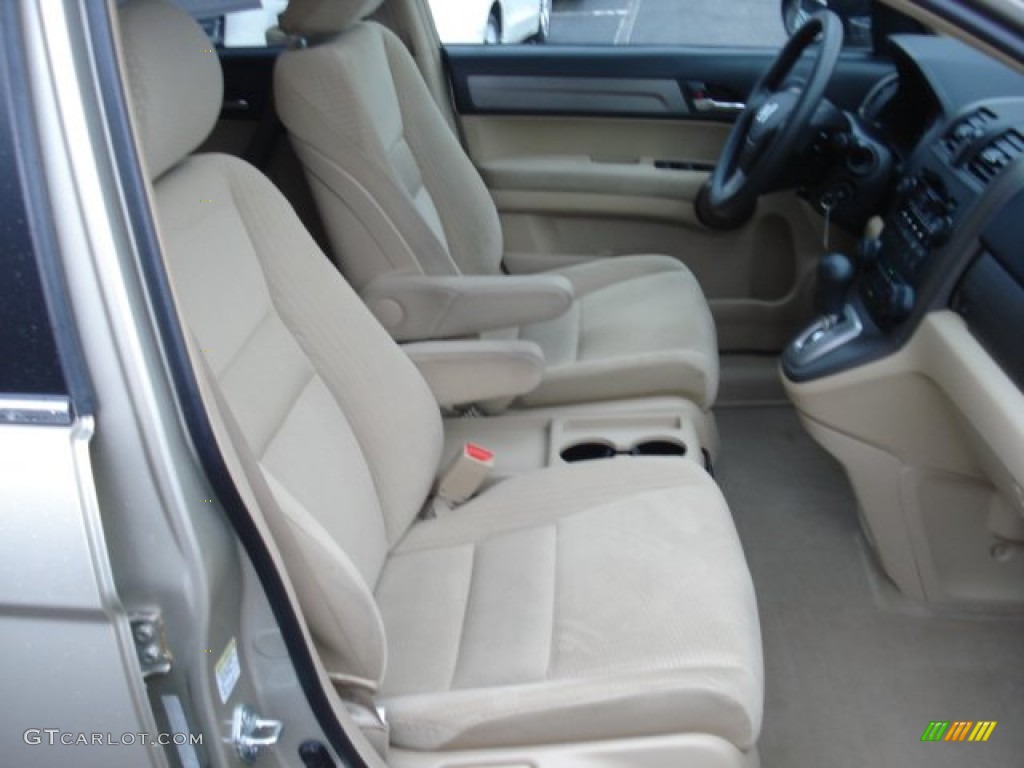 2009 CR-V EX 4WD - Borrego Beige Metallic / Ivory photo #17