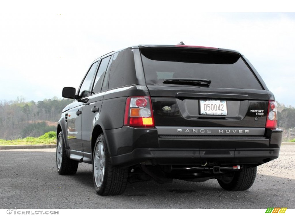 2006 Range Rover Sport HSE - Java Black Pearlescent / Ebony Black photo #31