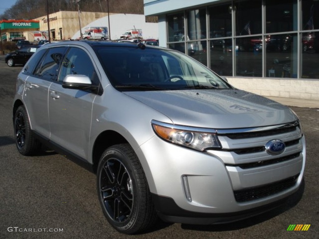 Ingot Silver Metallic 2013 Ford Edge SEL AWD Exterior Photo #62375679