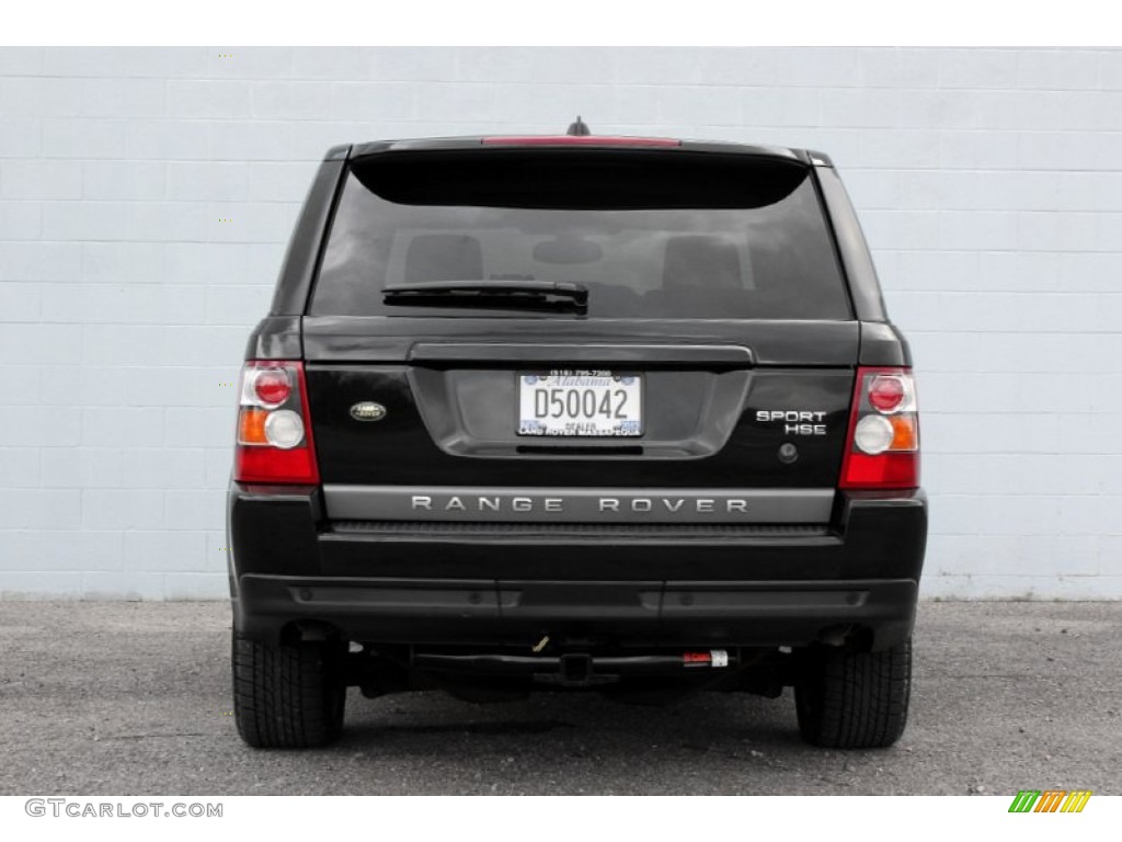 2006 Range Rover Sport HSE - Java Black Pearlescent / Ebony Black photo #42