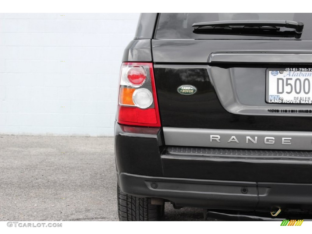 2006 Range Rover Sport HSE - Java Black Pearlescent / Ebony Black photo #48