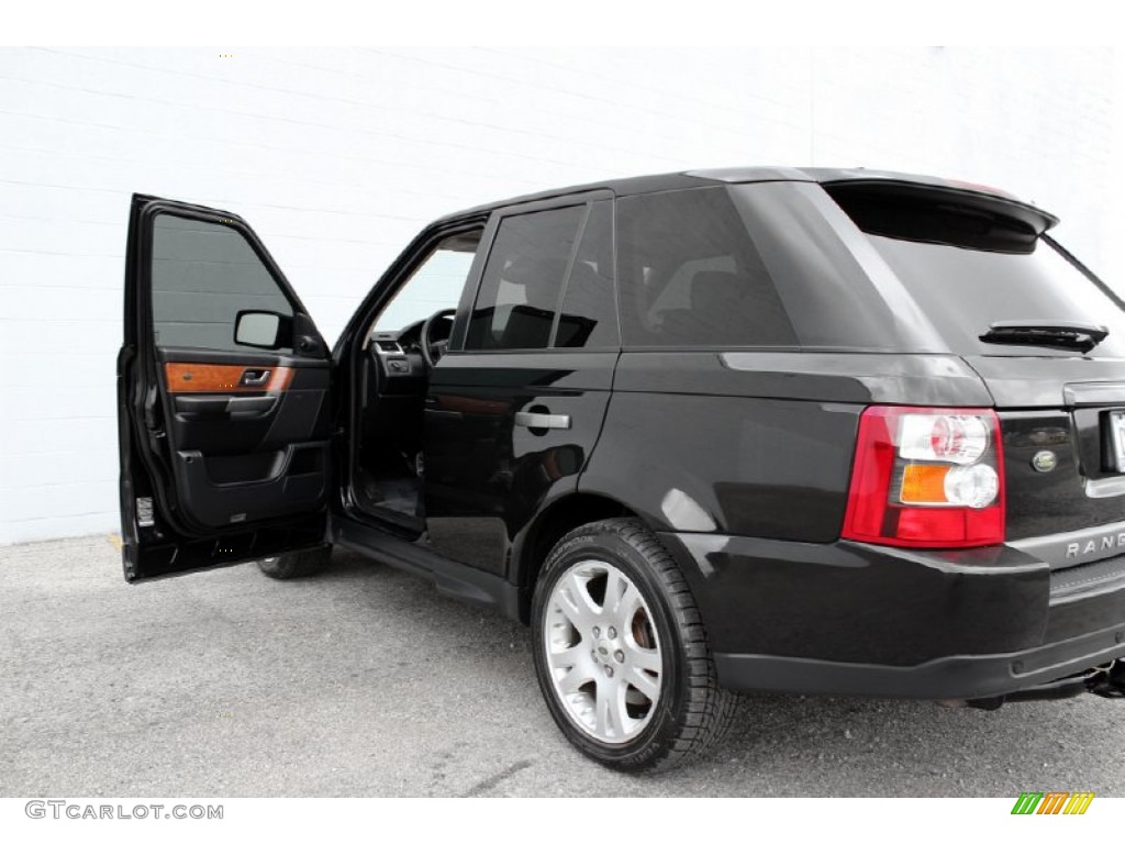2006 Range Rover Sport HSE - Java Black Pearlescent / Ebony Black photo #49