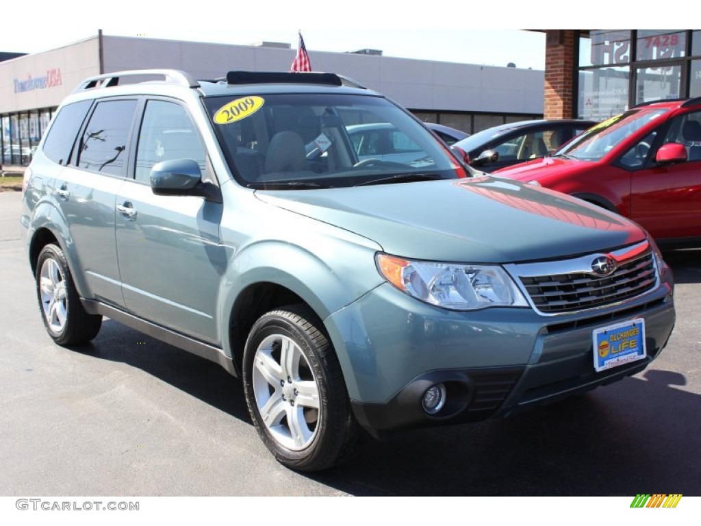 2009 Forester 2.5 X L.L.Bean Edition - Sage Green Metallic / Platinum photo #21