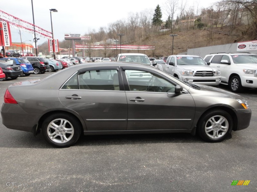 2007 Accord EX Sedan - Carbon Bronze Pearl / Ivory photo #5