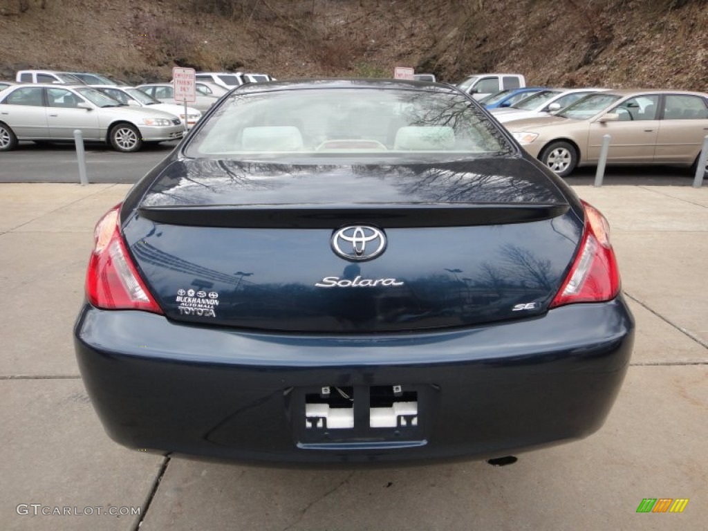 2006 Solara SE Coupe - Oceanus Blue Pearl / Ivory photo #3