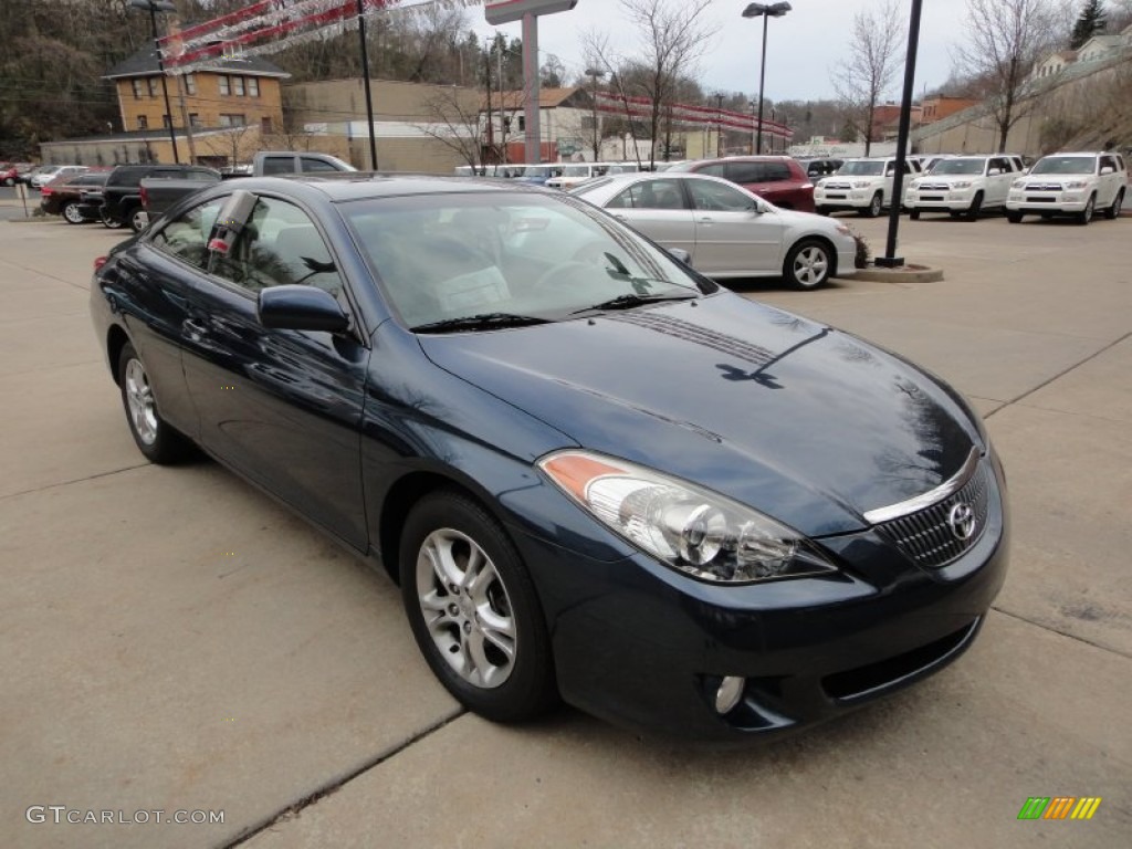 2006 Solara SE Coupe - Oceanus Blue Pearl / Ivory photo #6