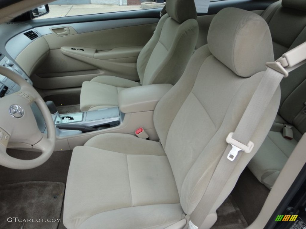 2006 Solara SE Coupe - Oceanus Blue Pearl / Ivory photo #7