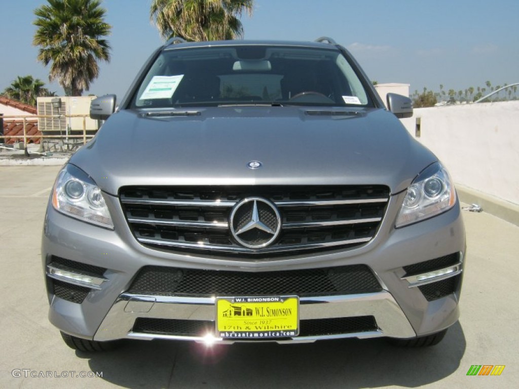 2012 ML 550 4Matic - Palladium Silver Metallic / Black photo #2