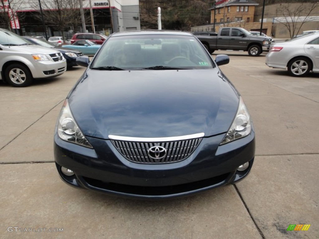 2006 Solara SE Coupe - Oceanus Blue Pearl / Ivory photo #10