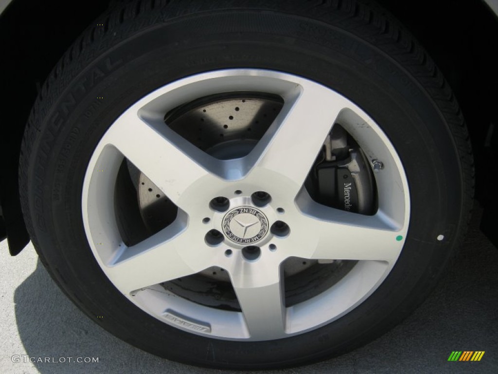 2012 ML 550 4Matic - Palladium Silver Metallic / Black photo #10