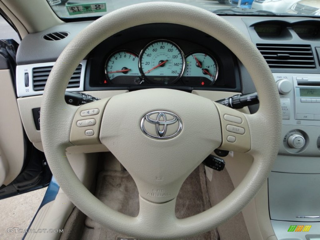 2006 Solara SE Coupe - Oceanus Blue Pearl / Ivory photo #18