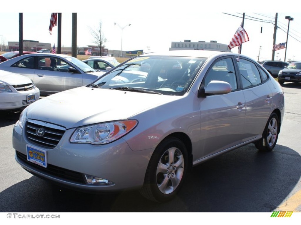 2009 Elantra SE Sedan - Quicksilver / Black photo #1