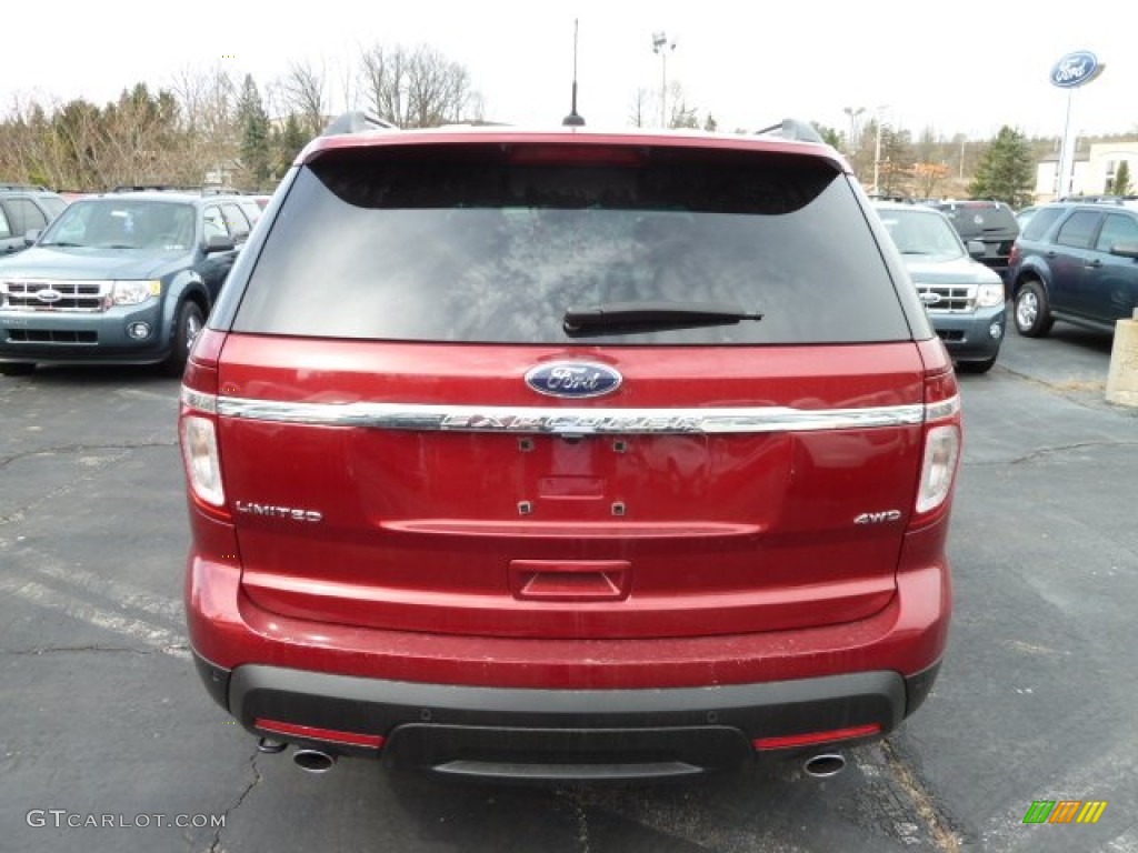 Ruby Red Metallic 2013 Ford Explorer Limited 4WD Exterior Photo #62379706