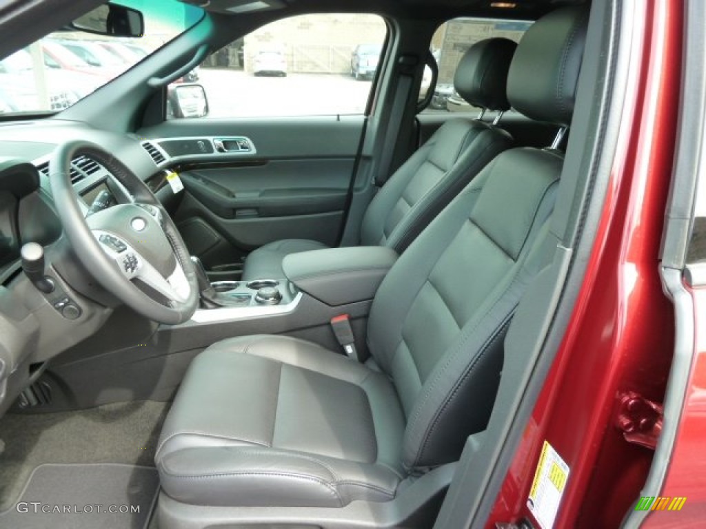 2013 Explorer Limited 4WD - Ruby Red Metallic / Charcoal Black photo #8