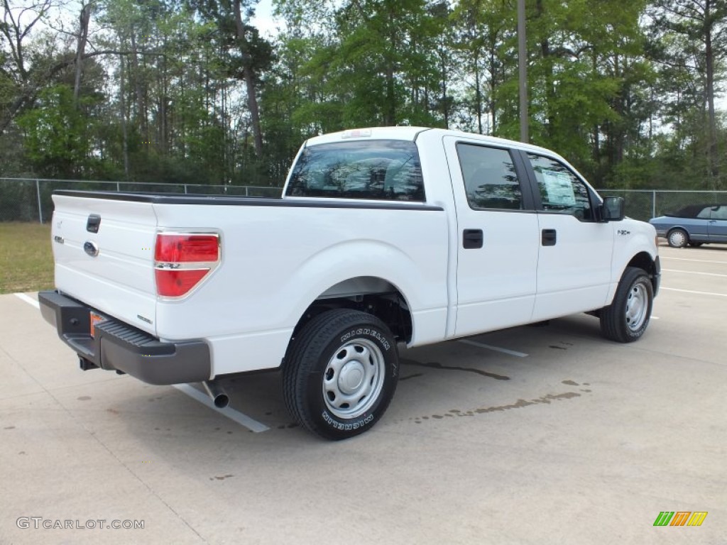 2012 F150 XL SuperCrew - Oxford White / Steel Gray photo #5