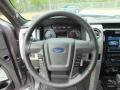 Black 2012 Ford F150 FX4 SuperCrew 4x4 Steering Wheel
