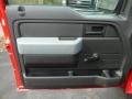 Steel Gray 2012 Ford F150 XL Regular Cab 4x4 Door Panel