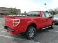2012 Race Red Ford F150 STX SuperCab 4x4  photo #2
