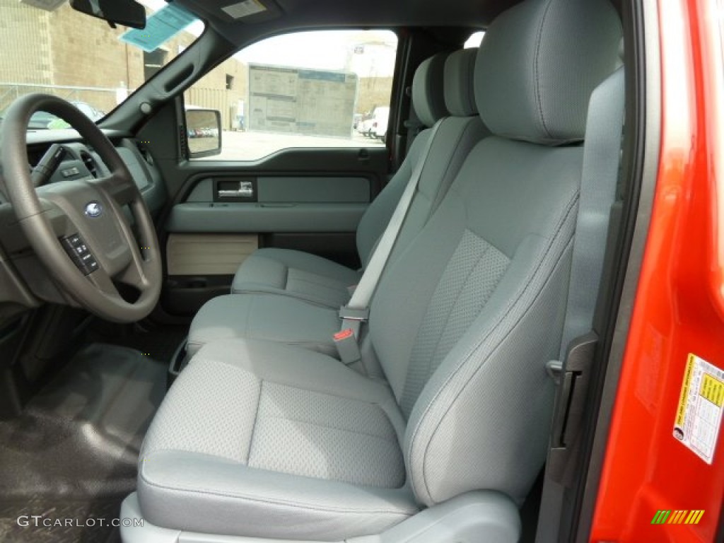 2012 Ford F150 STX SuperCab 4x4 Front Seat Photo #62380824