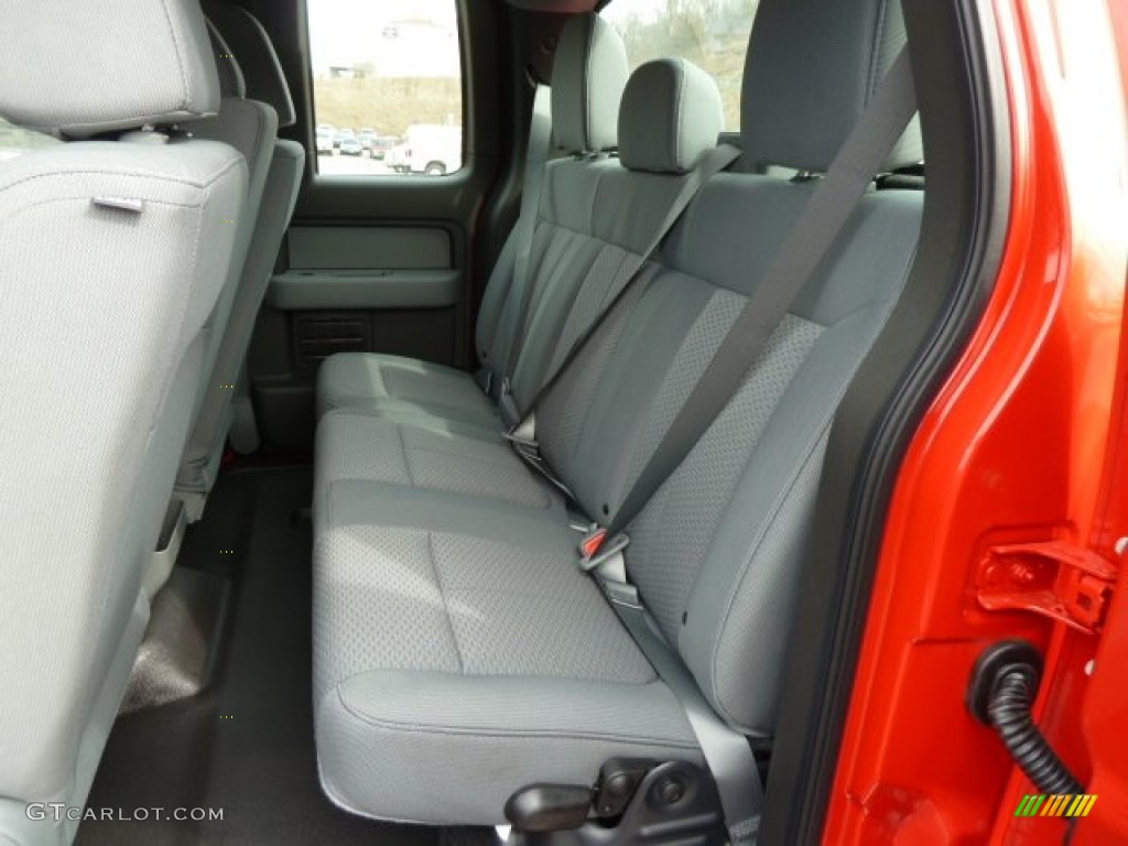 2012 Ford F150 STX SuperCab 4x4 Rear Seat Photo #62380830