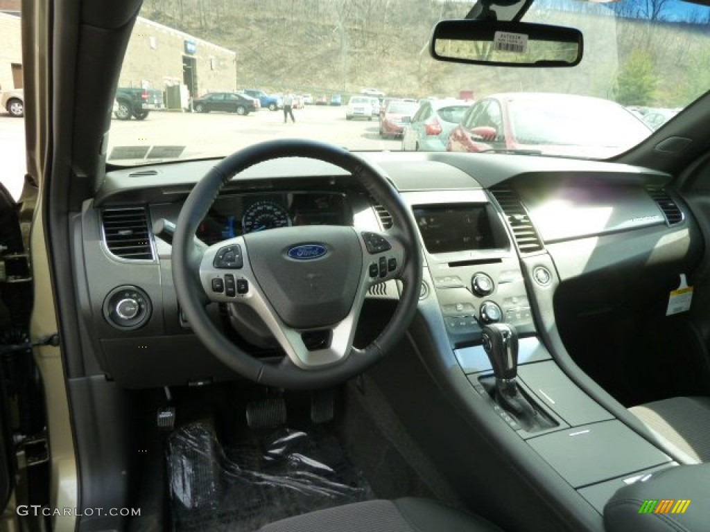 2013 Ford Taurus SEL AWD Charcoal Black Dashboard Photo #62381241