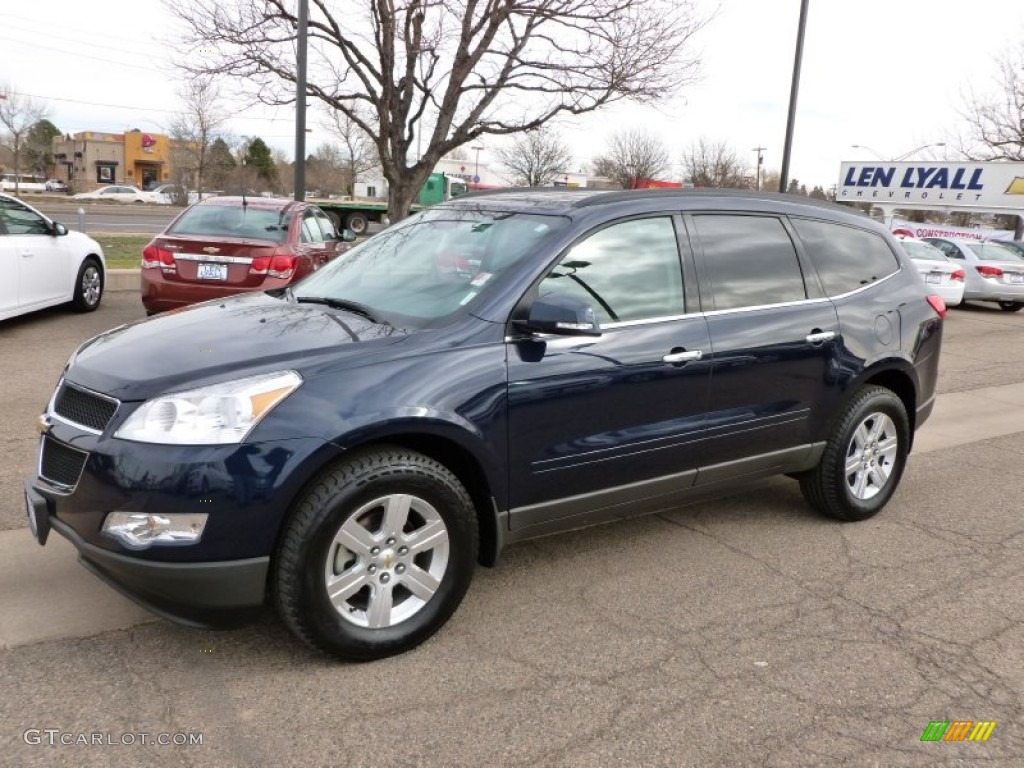 2012 Traverse LT AWD - Dark Blue Metallic / Ebony photo #1