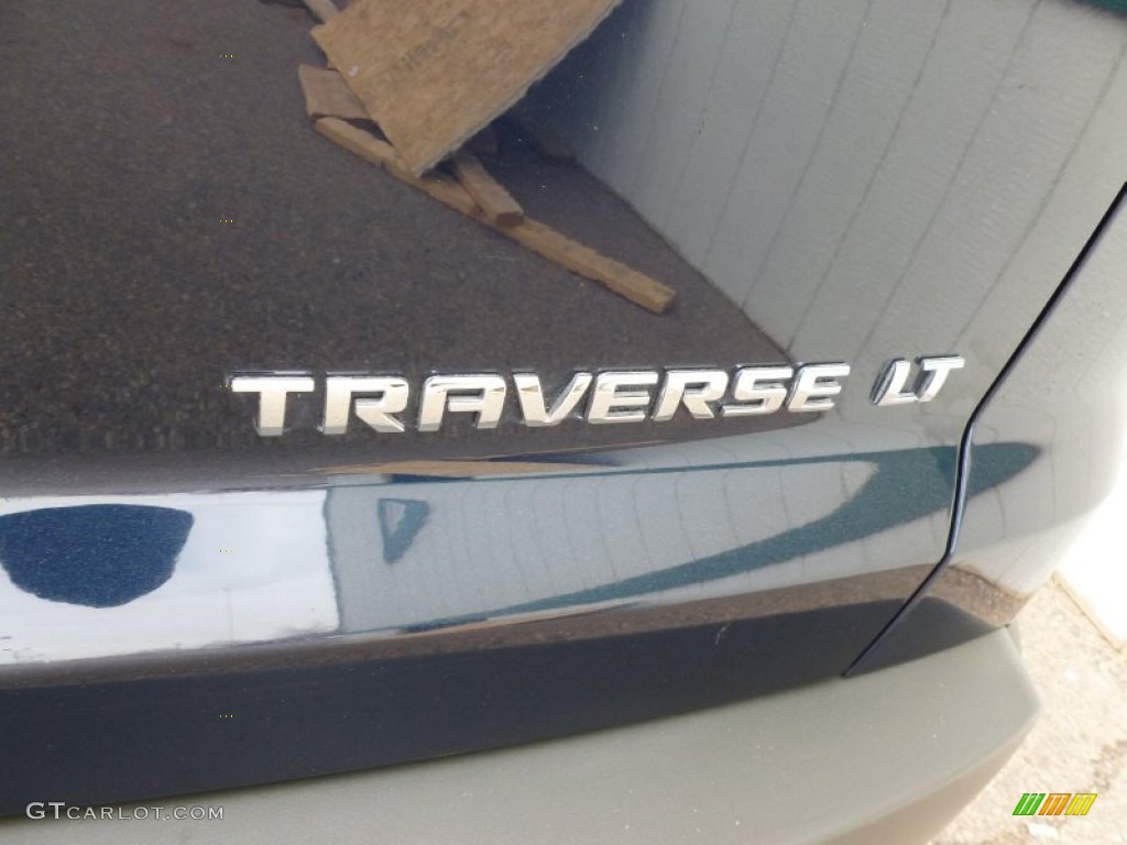 2012 Traverse LT AWD - Dark Blue Metallic / Ebony photo #13