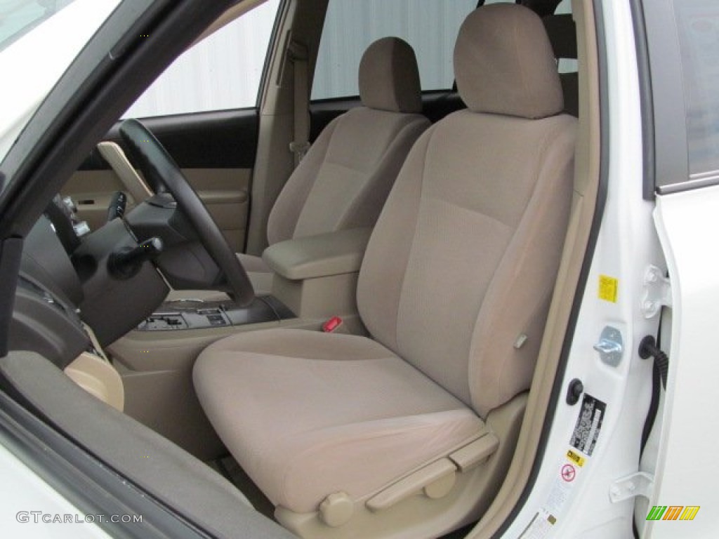2010 Toyota Highlander V6 4WD Front Seat Photo #62382894