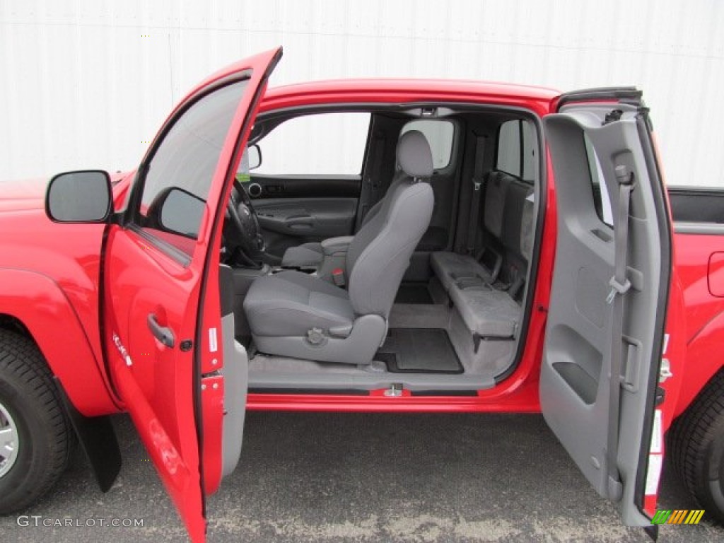 Graphite Gray Interior 2007 Toyota Tacoma V6 TRD Access Cab 4x4 Photo #62383074