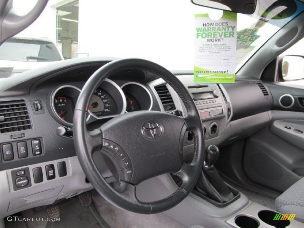 2007 Toyota Tacoma V6 TRD Access Cab 4x4 Graphite Gray Dashboard Photo #62383101
