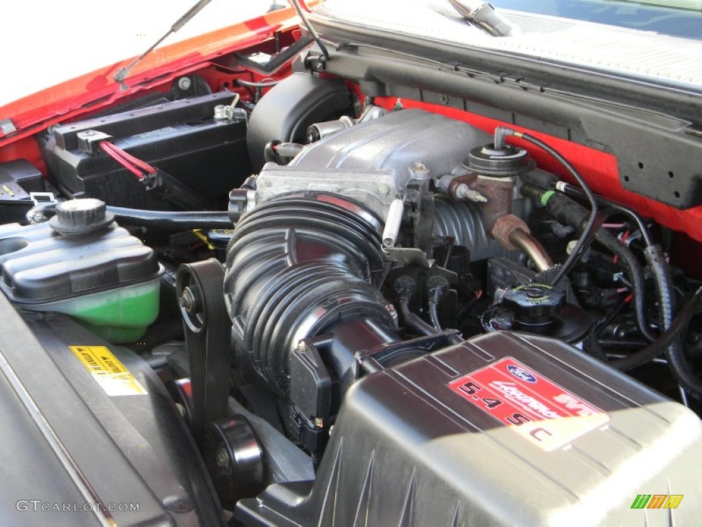 2000 Ford F150 SVT Lightning 5.4 Liter SVT Supercharged SOHC 16-Valve V8 Engine Photo #62383230