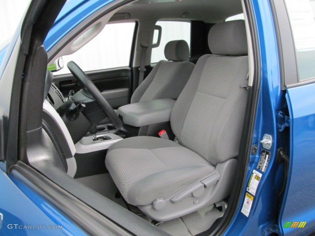 2008 Tundra Double Cab 4x4 - Blue Streak Metallic / Graphite Gray photo #12