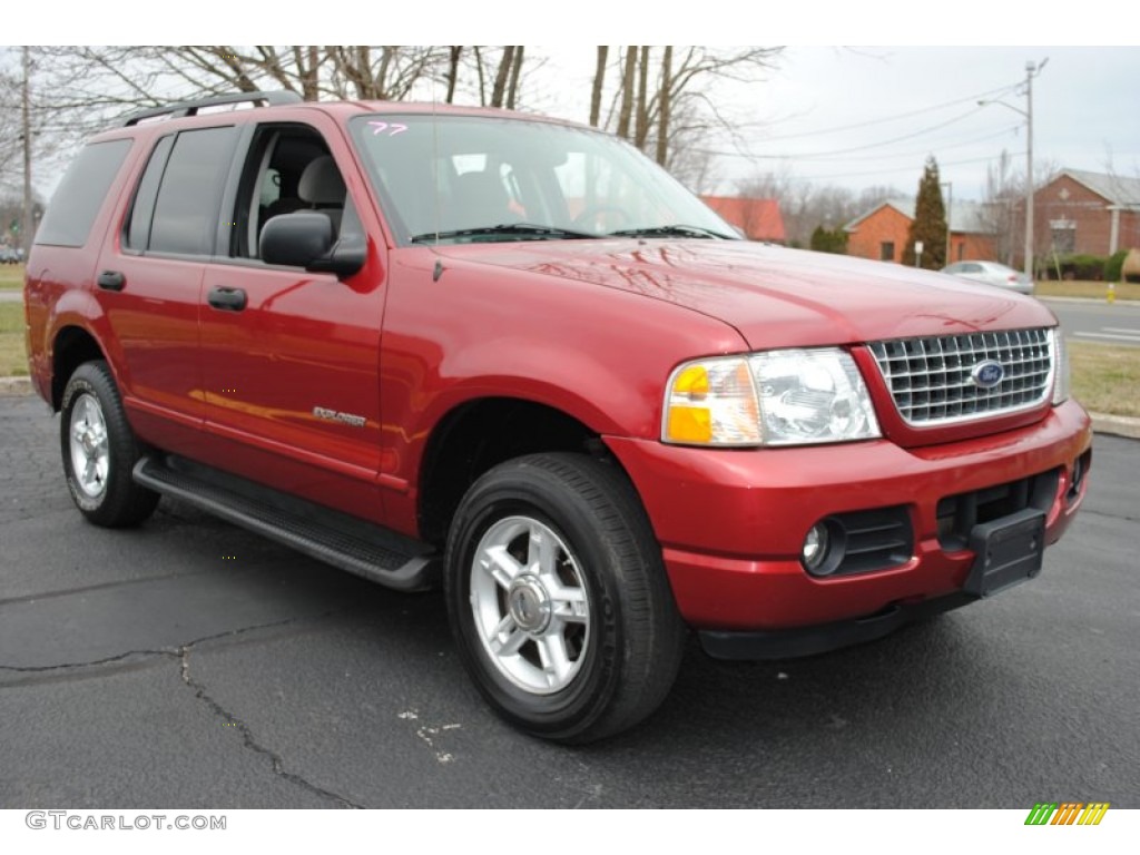 Redfire Metallic 2004 Ford Explorer XLT 4x4 Exterior Photo #62383317