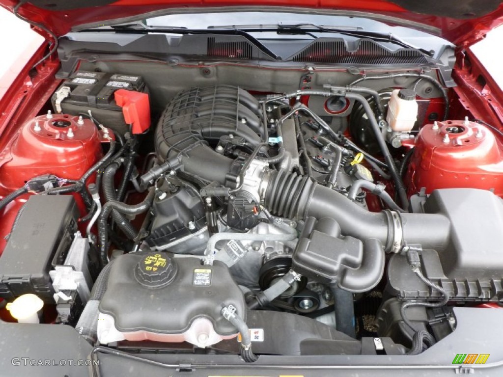2011 Ford Mustang V6 Coupe 3.7 Liter DOHC 24-Valve TiVCT V6 Engine Photo #62383974