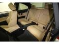 2008 BMW M3 Bamboo Beige Interior Rear Seat Photo