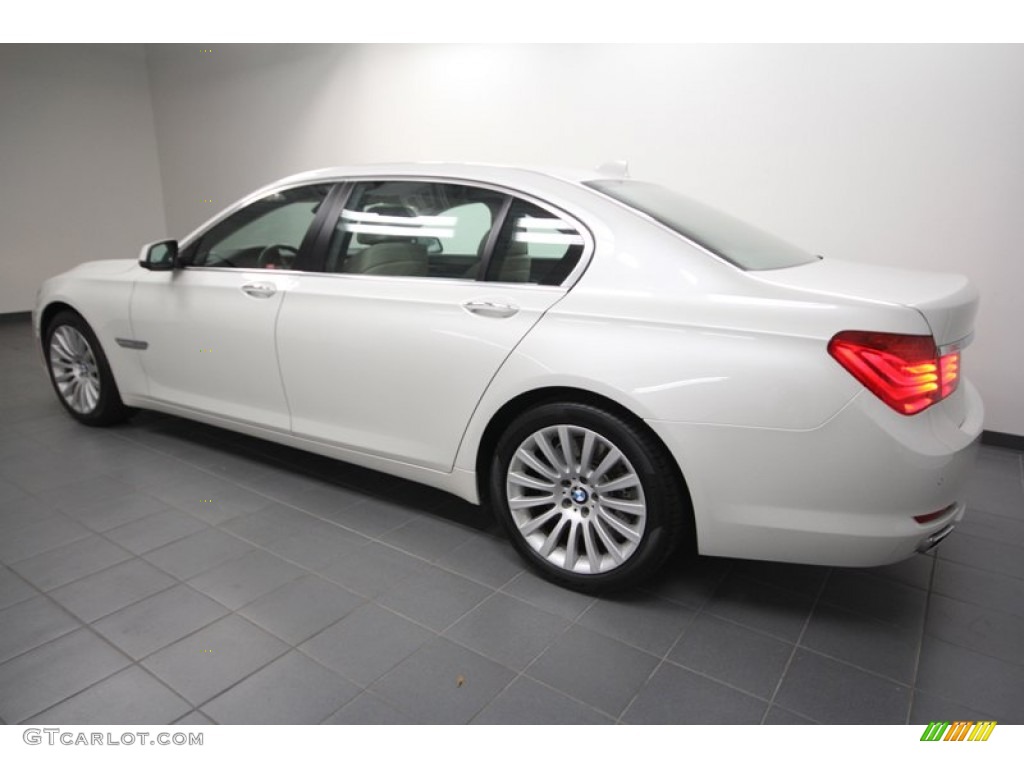 Mineral White Metallic 2010 BMW 7 Series 750Li Sedan Exterior Photo #62385915