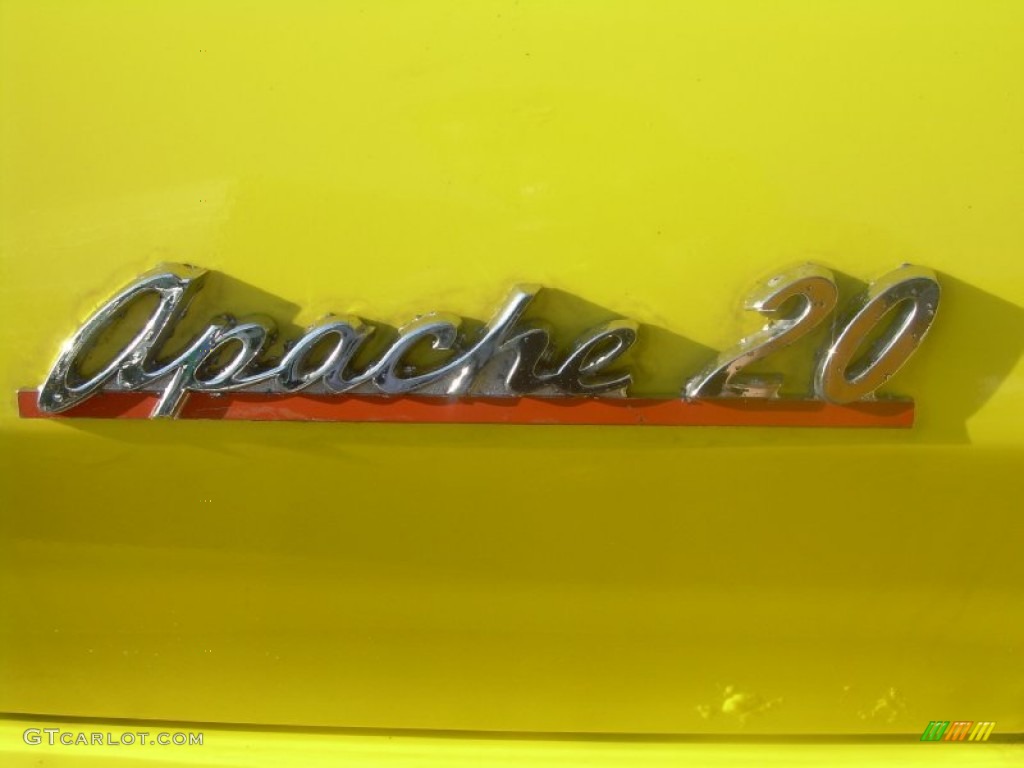 1961 C/K K20 Apache 4x4 - Yellow / Black photo #15